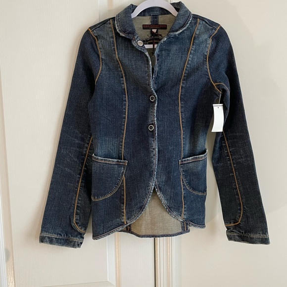 Adriano Goldshmied Women’s Denim Jacket size M NWT - Picture 2 of 4